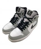 NIKEナイキ）の古着「Air Jordan 1 Mid（エアジョーダン1ミッド）」｜グレー