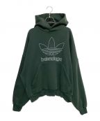 BALENCIAGA×adidasバレンシアガ×アディダス）の古着「LARGE HOODIE OVERSIZED」｜グリーン