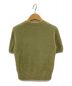 AURALEE (オーラリー) COTTON LINEN CUT SHAGGY KNIT TEE グリーン：18000円