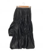 nagonstansナゴンスタンス）の古着「Hisoft Ripstop worm skirt」｜ブラック