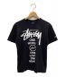 stussy（ステューシー）の古着「Tシャツ」｜ブラック