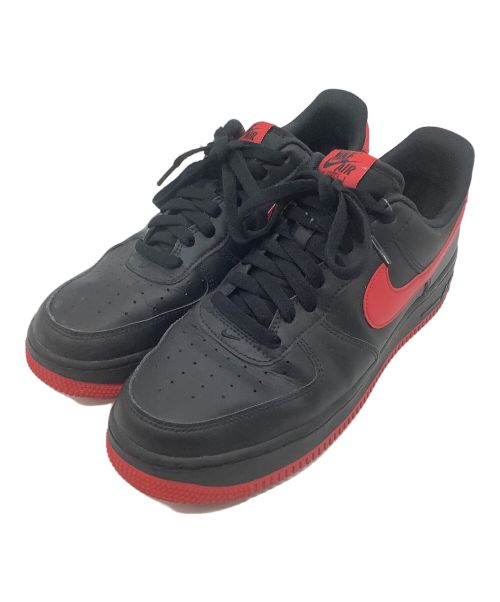 NIKE（ナイキ）NIKE (ナイキ) AIR FORCE 1 LOW ブラック×レッド サイズ:SIZE 27.5cmの古着・服飾アイテム