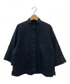 LOHENローヘン）の古着「ビックパッチオーバーシャツ」｜ブラック