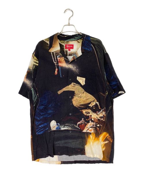 SUPREME（シュプリーム）SUPREME (シュプリーム) DAN COLEN RAYON S/S SHIRT ブラック サイズ:Mの古着・服飾アイテム