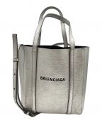 BALENCIAGAバレンシアガ）の古着「EVERYDAY TOTE XXS 551815」｜シルバー