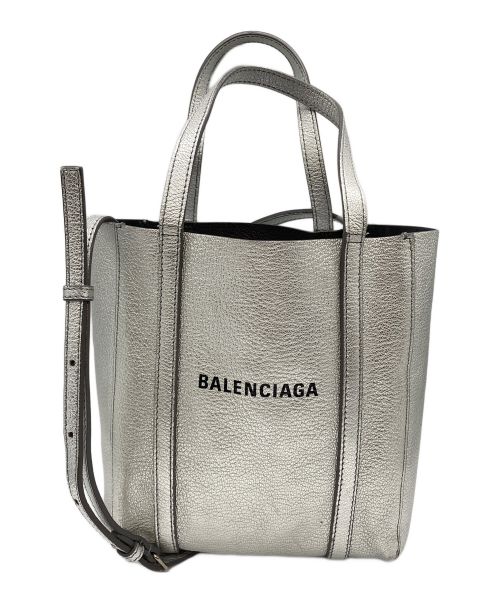 BALENCIAGA（バレンシアガ）BALENCIAGA (バレンシアガ) EVERYDAY TOTE XXS 551815 シルバーの古着・服飾アイテム