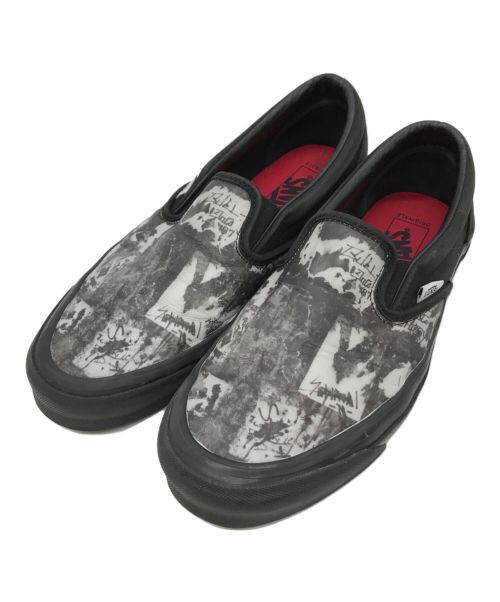 VANS（バンズ）VANS (バンズ) JIM GOLDBERG OG CLASSIC SLIP-ON LX ブラック サイズ:27.5の古着・服飾アイテム