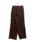 TODAYFUL (トゥデイフル) Tuck Wide Trousers ブラウン サイズ:36：6000円