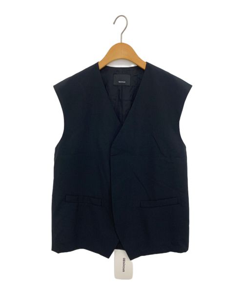 08sircus（ゼロエイトサーカス）08sircus (ゼロエイトサーカス) Wool tropical gilet ブラック サイズ:4の古着・服飾アイテム