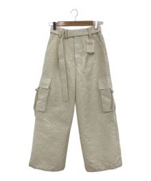 THE TOE（ザ・トゥー）の古着「MADISON JACQUARD CARGO PANTS」｜アイボリー