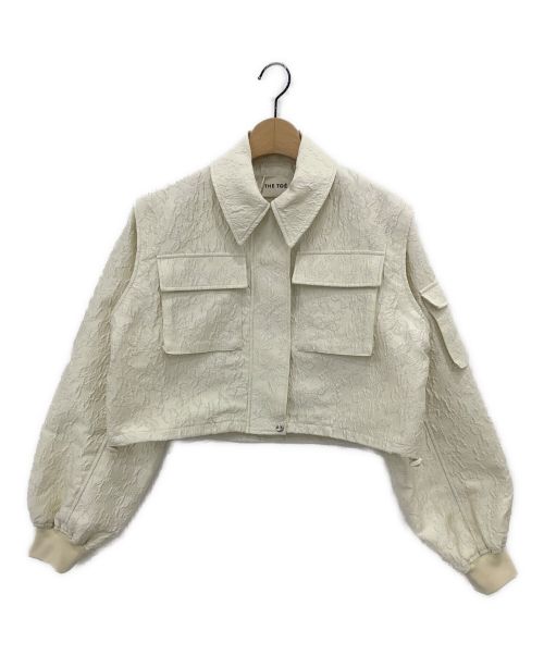 THE TOE（ザ トー）THE TOE (ザ トー) MADISON JACQUARD BLOUSON アイボリー サイズ:Sの古着・服飾アイテム