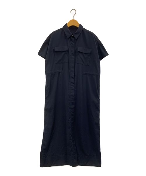 SOEJU（ソージュ）SOEJU (ソージュ) ロングシャツワンピース ネイビー サイズ:Tの古着・服飾アイテム