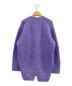 JUN MIKAMI (ジュン ミカミ) Mohair V Neck Cardigan パープル サイズ:-：25000円