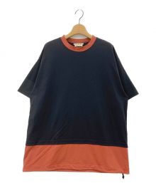 MARNI（マルニ）の古着「バイカラークルーネックTシャツ」｜ネイビー