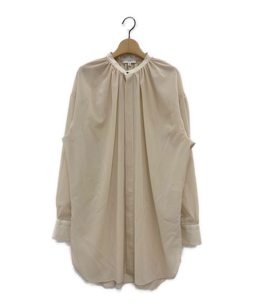 HYKE（ハイク）HYKE (ハイク) VOILE GATHERED SHIRT ベージュ サイズ:2の古着・服飾アイテム