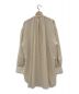 HYKE (ハイク) VOILE GATHERED SHIRT ベージュ サイズ:2：15000円