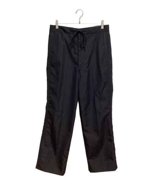 Maison Margiela（メゾンマルジェラ）Maison Margiela (メゾンマルジェラ) WAIST TIE TROUSERS (ウエストタイトラウザー) ブラック サイズ:34の古着・服飾アイテム