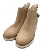 COLE HAANコールハーン）の古着「ZG CITY WEDGE BOOT」｜ベージュ