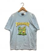 THRASHERスラッシャー）の古着「Tシャツ」｜ブルー