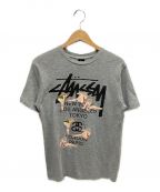 stussyステューシー）の古着「Tシャツ」｜グレー