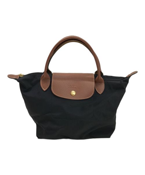 LONGCHAMP（ロンシャン）LONGCHAMP (ロンシャン) オリジナル S トップハンドルバッグ ブラックの古着・服飾アイテム