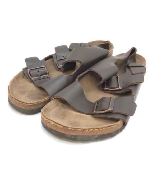 BIRKENSTOCK（ビルケンシュトック）BIRKENSTOCK (ビルケンシュトック) MILANO ブラウン サイズ:41の古着・服飾アイテム