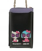 ANNA SUI×Sanrioアナスイ×サンリオ）の古着「HELLO KITTY 50th スマホショルダー」｜ブラック