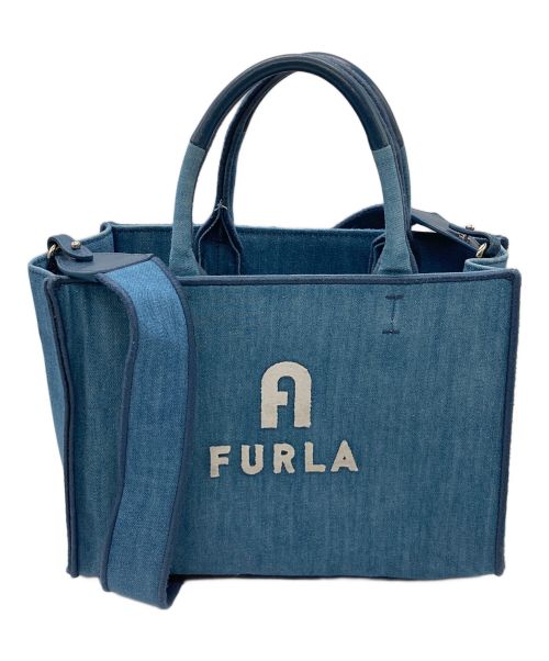 FURLA（フルラ）FURLA (フルラ) 2WAYバッグ WB00299 インディゴの古着・服飾アイテム