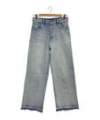 Spick and Spanスピックアンドスパン）の古着「5 1/2 LOOSE-STRAIGHT DENIM」｜ブルー