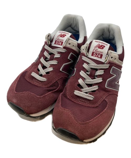 NEW BALANCE（ニューバランス）NEW BALANCE (ニューバランス) ローカットスニーカー ボルドー サイズ:26.5の古着・服飾アイテム