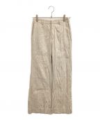 L’Appartment DEUXIEME CLASSEアパルトモン ドゥーズィエムクラス）の古着「Stretch Linen Pants」｜ベージュ