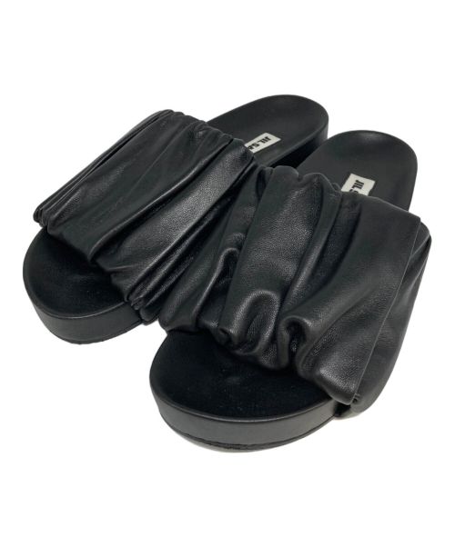 JIL SANDER（ジルサンダー）JIL SANDER (ジルサンダー) SLIDES SANDAL ブラック サイズ:23cm(36)の古着・服飾アイテム