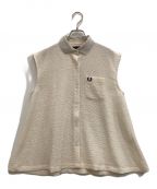 FRED PERRY×RAY BEAMSフレッドペリー×レイ ビームス）の古着「別注 Knitted Collar Shirt」｜ベージュ