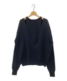 TODAYFUL（トゥデイフル）の古着「Milanorib Layered Knit」｜ブラック