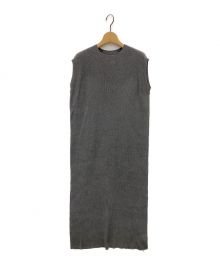 UNION LAUNCH（ユニオンランチ）の古着「TANK KNIT DRESS」｜グレー