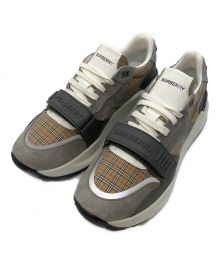 BURBERRY（バーバリー）の古着「LOW TOP SNEAKER」｜ベージュ×グレー