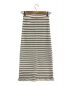 Sandro (サンドロ) Striped Knit Midi Skirt ホワイト サイズ:34：7000円