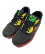 NIKEナイキ）の古着「AIR MAX 90 NEON」｜ブラック×オレンジ