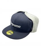 SUPREME×New Eraシュプリーム×ニューエラ）の古着「Earflap Box Logo」｜ネイビー