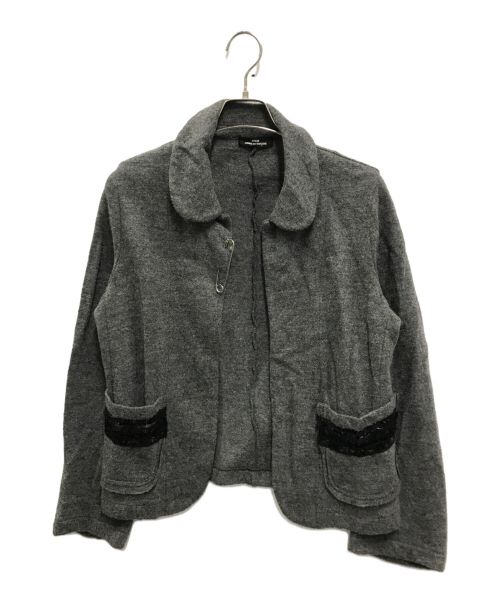 tricot COMME des GARCONS（トリココムデギャルソン）tricot COMME des GARCONS (トリココムデギャルソン) ウールジャケット グレー サイズ:FREEの古着・服飾アイテム