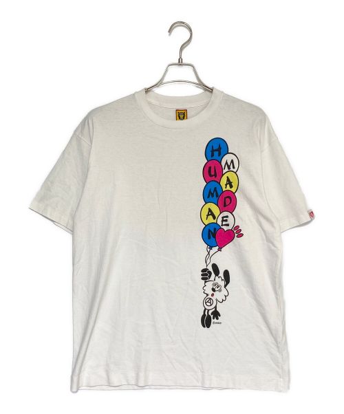 HUMAN MADE（ヒューマンメイド）HUMAN MADE (ヒューマンメイド) GIRLS DON'T CRY (ガールズ ドント クライ) VICK T-SHIRT ホワイト サイズ:Mの古着・服飾アイテム