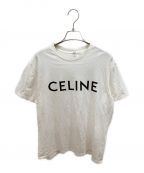 CELINEセリーヌ）の古着「ルーズTシャツ/コットンジャージー」｜ホワイト