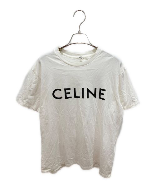 CELINE（セリーヌ）CELINE (セリーヌ) ルーズTシャツ/コットンジャージー ホワイト サイズ:XXSの古着・服飾アイテム