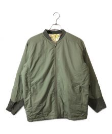 BURLAP OUTFITTER（バーラップアウトフィッター）の古着「リバーシブルジャケット」｜オリーブ