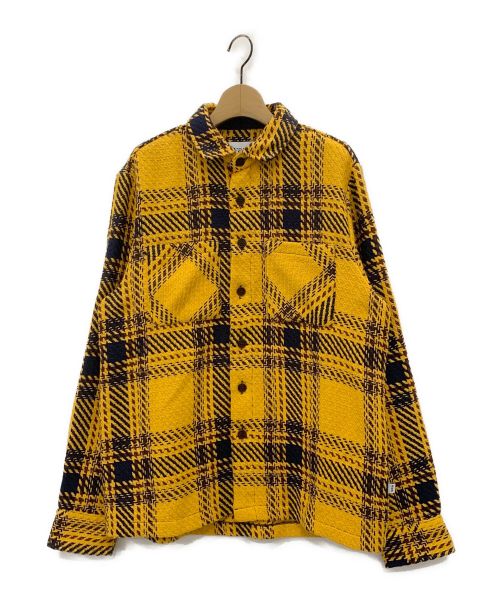 WAX LONDON（ワックスロンドン）wax london (ワックスロンドン) WHITING OVERSHIRT イエロー サイズ:Lの古着・服飾アイテム