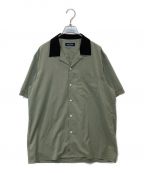 FRED PERRYフレッドペリー）の古着「REVERE COLLAR SHIRT」｜グリーン