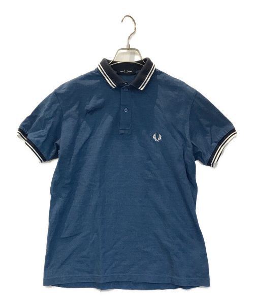 FRED PERRY（フレッドペリー）FRED PERRY (フレッドペリー) ポロシャツ ブルー サイズ:Mの古着・服飾アイテム