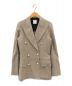 MADISON BLUE（マディソンブルー）の古着「GARBO LINEN PEARL JACKET」｜ベージュ