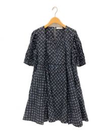 merlette（マーレット）の古着「Eemnes Print Mini Dress」｜ネイビー