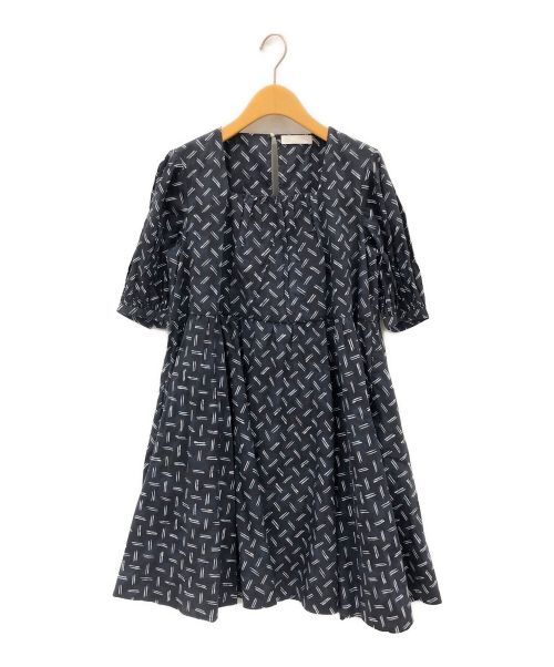 merlette（マーレット）Merlette (マーレット) Eemnes Print Mini Dress ネイビー サイズ:XS-Sの古着・服飾アイテム